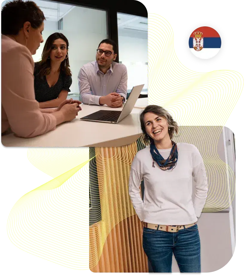 セルビアで働く