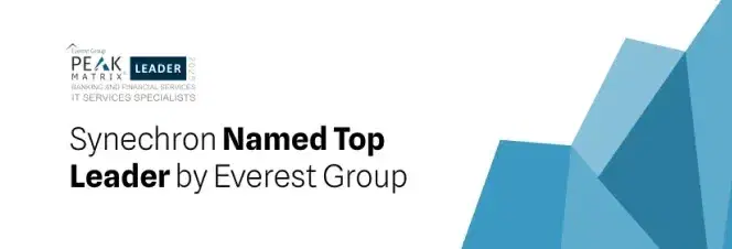 Synechron Named Top Leader in Everest Group’s BFS IT Services Peak Matrix